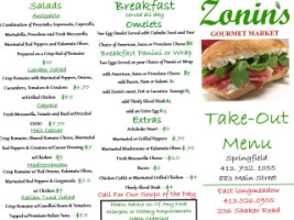 Zonin's Gourmet Market food