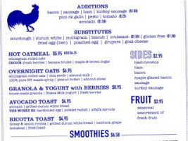 Village Bakery Cafe, Webster Ny menu