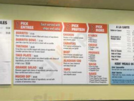 Mucho Gusto Mexican Kitchen menu