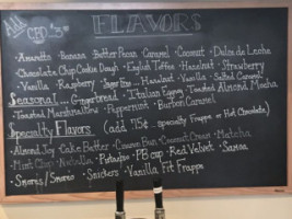 Sogno Coffeehouse Creperie menu