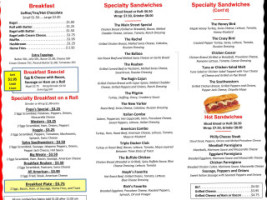 Papa's Main Street Deli menu