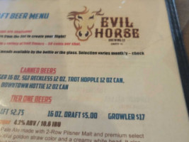 Evil Horse Brewing Company food