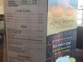 Las Cazuelas menu