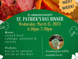 St Ambrogio Society food