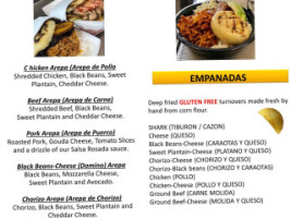 Caracasville menu