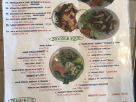 Pho Express Noodles Grill menu