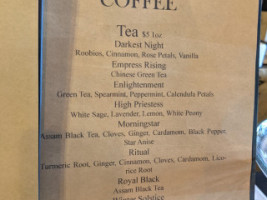 Grim Wizard Coffee menu