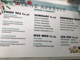 Appetit menu