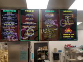 Taco Del Sol West menu