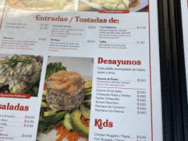 Los Plebes Tacos Mariscos menu