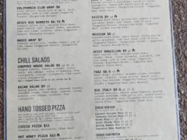 Cali St. Pete menu