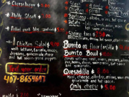 Francisco's Taco Madness menu