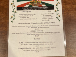 Los Toltecos Mexican Grill menu