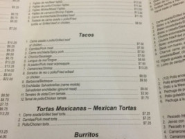 Cruzitas's 2 menu