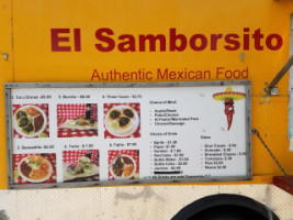 El Samborsito menu