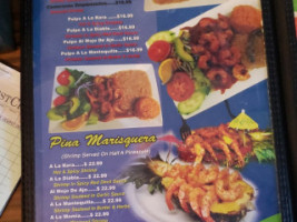 El Pantano Marisqueria menu