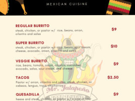 Mr. Jalapeno Food Truck menu