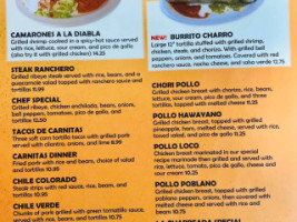 Lacharreada Shawnee menu