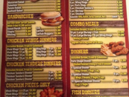 Wally's Fish And Chicken menu