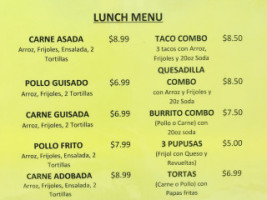 El Tio menu