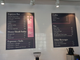 Broadsheet Coffee Roasters menu