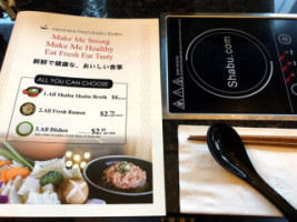 Shabu.com menu