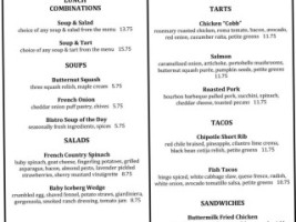 Oakleys Bistro menu