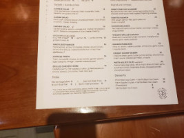 The Westin Tysons Corner menu