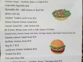 The Grill At Legacy Ridge menu