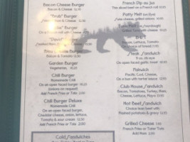 Elderberry Inn menu