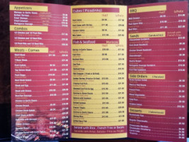 5 Star Steak House menu