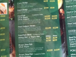 Good Vibes Authentic Jamaican Food menu