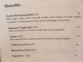 Arles Boggs Vegan Eatery menu