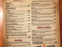 Brewster's Lanes menu