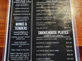 Jd's -b-que menu