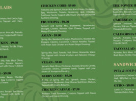 Lettusknow menu