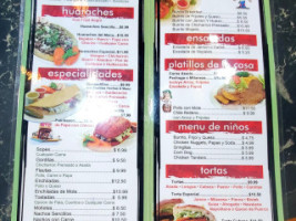 Tacos Df menu