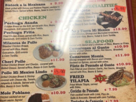 Mi Mexico Tienda Y Taqueria menu