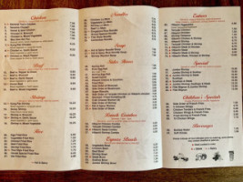 Tokyo Express menu