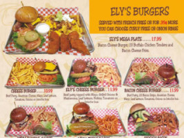 Elys Breakfast Burgers menu