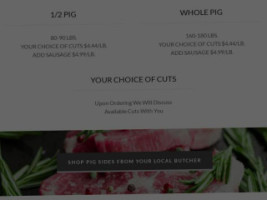 Wheat Ridge Poultry And Meats menu