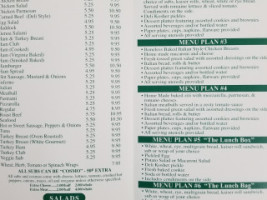 Ed's Market menu