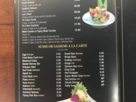 Sushi House menu