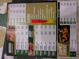 Wingstop menu