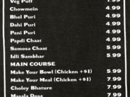 Shri Foods menu