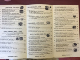 Pho 46 menu