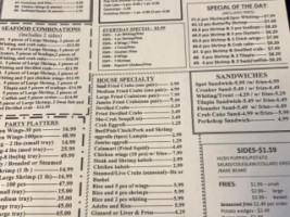 Darla's Seafood menu