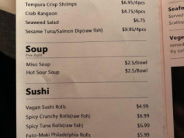 Rise menu