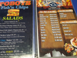 The Seafood Company menu