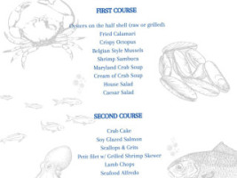 Captain James Seafood Palace menu